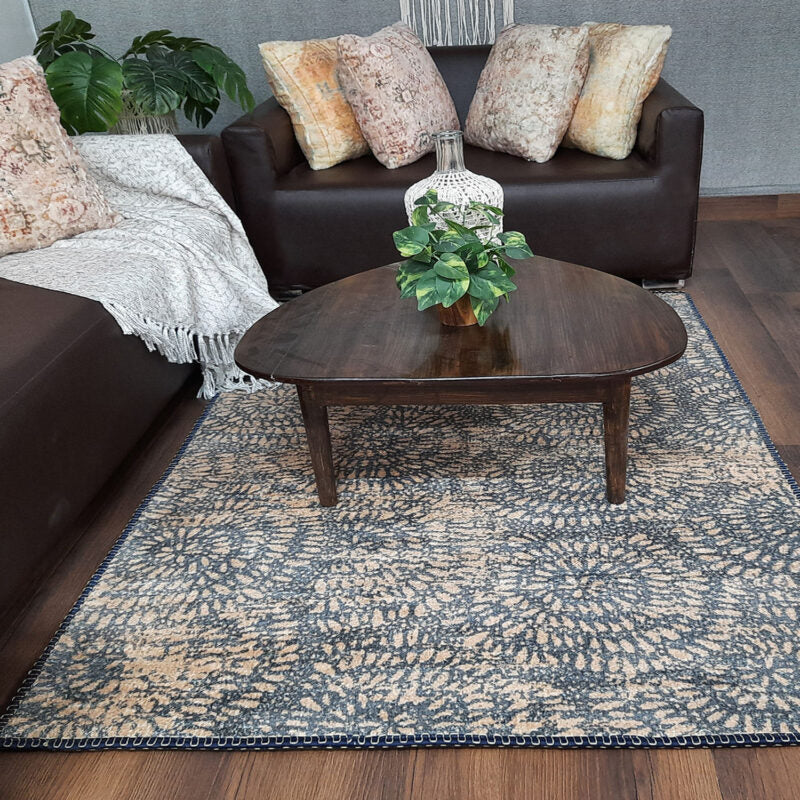 Avioni Faux Silk Carpet For Your Living Room | Luxurious, Durable and Washable | PebbleStreet Collection