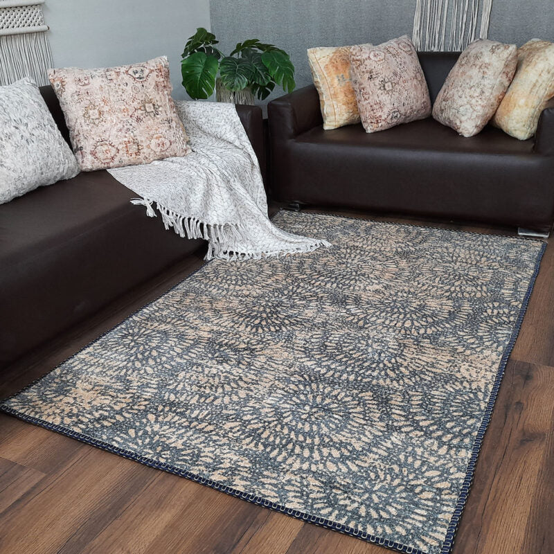 Avioni Faux Silk Carpet For Your Living Room | Luxurious, Durable and Washable | PebbleStreet Collection