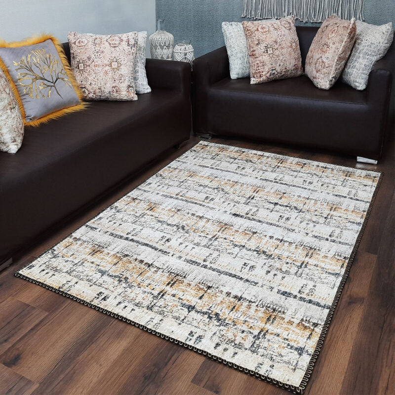 Avioni Faux Silk Carpet | Add a Touch of Glamour to Your Living Room | Durable and Washable | PebbleStreet Collection