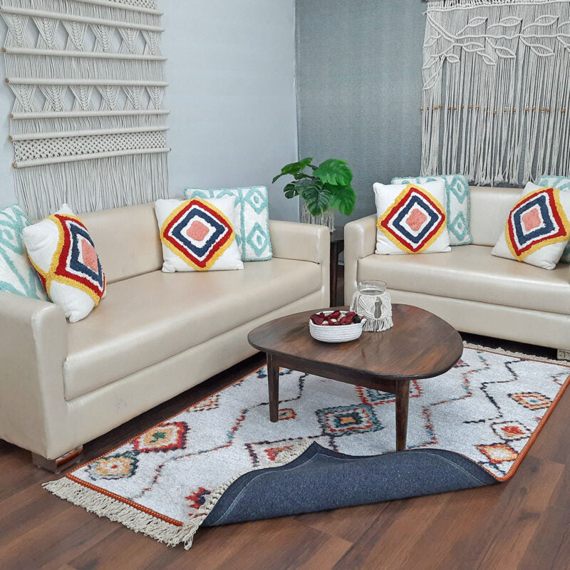 Faux Silk Carpet Traditional Morrocan Design – Living Room Rug – Avioni