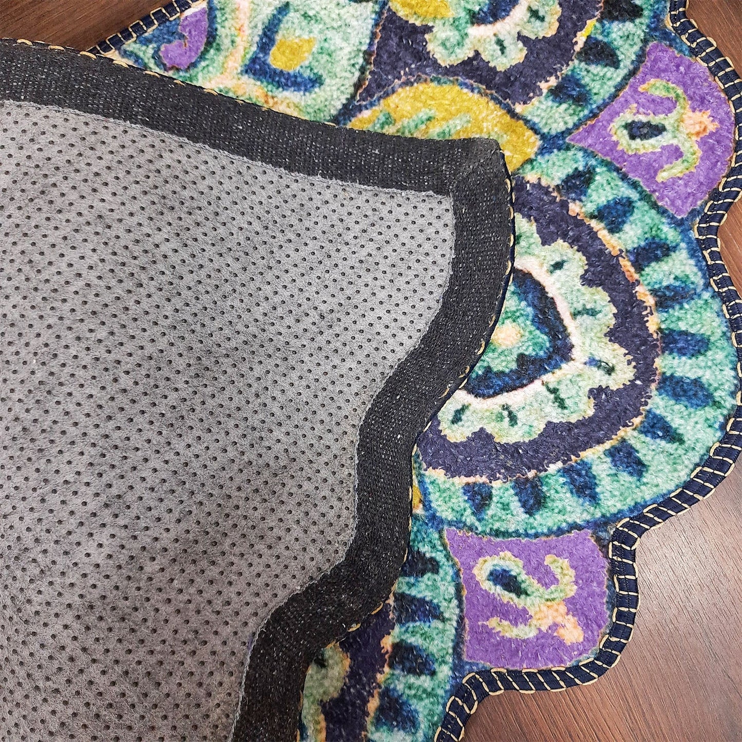 Avioni Home Floor Mats in Beautiful Traditional Rangoli Colors | Anti Slip, Durable & Washable | Outdoor & Indoor