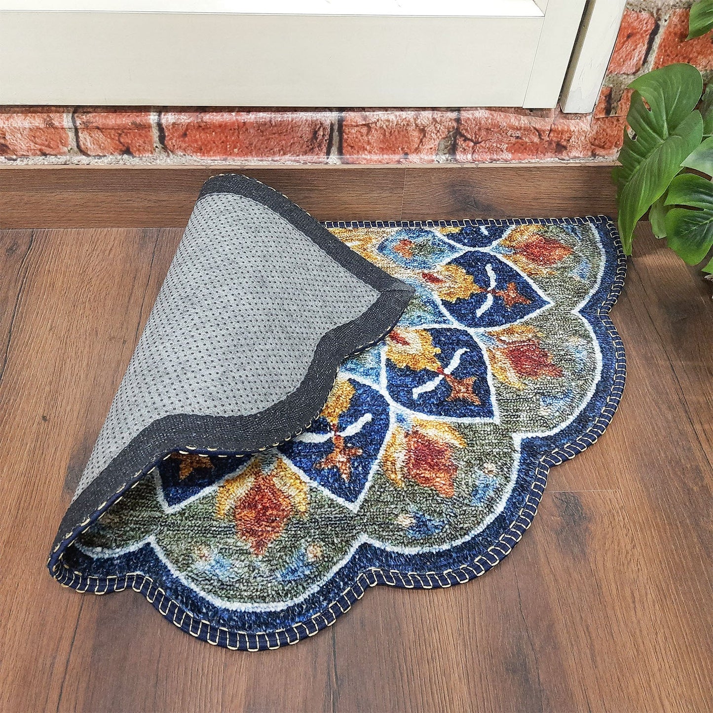 Avioni Home Floor Mats in Beautiful Traditional Rangoli Colors | Anti Slip, Durable & Washable | Outdoor & Indoor