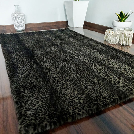 Soft Shaggy Luxury Rugs – Fluffy Rug – Animal Print Premium Fur – Avioni Carpets