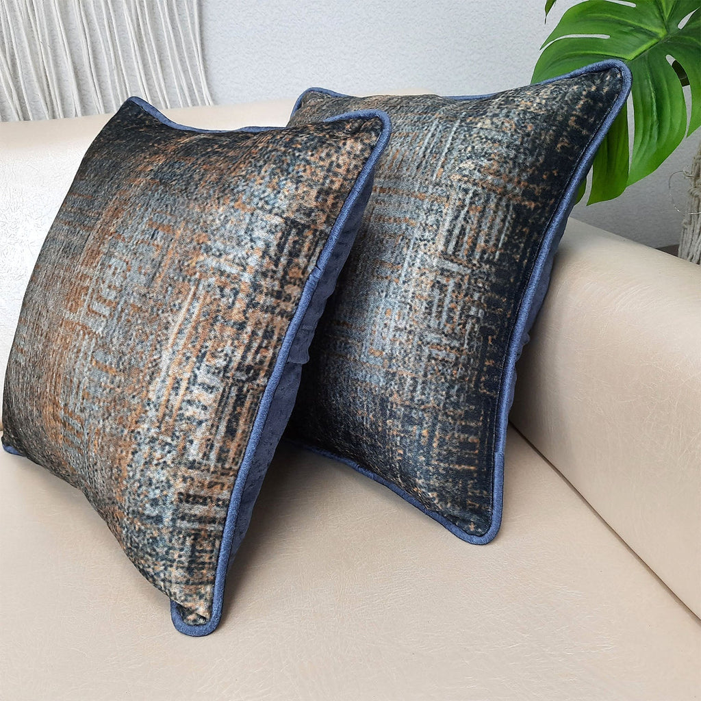 Cushion Cover– Beautiful Brown Abstract Design – 40cm x 40cm (~16″ x 16″)