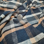 Ethnic Checkered Blankets |Organic Bio Washed|King Sized Double Bed In Giftable Zip Packing By Avioni-228 cms x 228 cms-90x90 inches