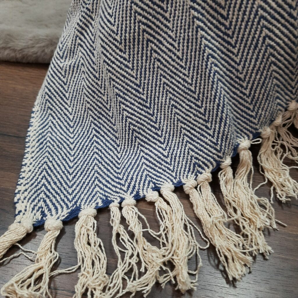 Blue Cotton Blankets |Organic Bio Washed|King Sized Double Bed In Giftable Zip Packing By Avioni-228cms x 228 cms(90×90 inches)