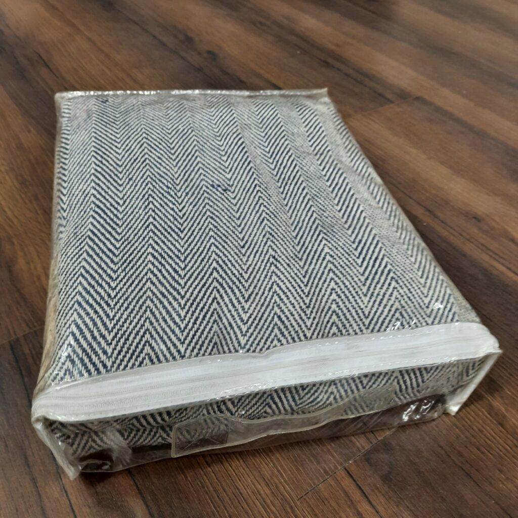 Blue Cotton Blankets |Organic Bio Washed|King Sized Double Bed In Giftable Zip Packing By Avioni-228cms x 228 cms(90×90 inches)