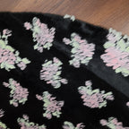 Avioni Home Premium Faux Fur Round Carpet In Black & Pink, Easy to Clean