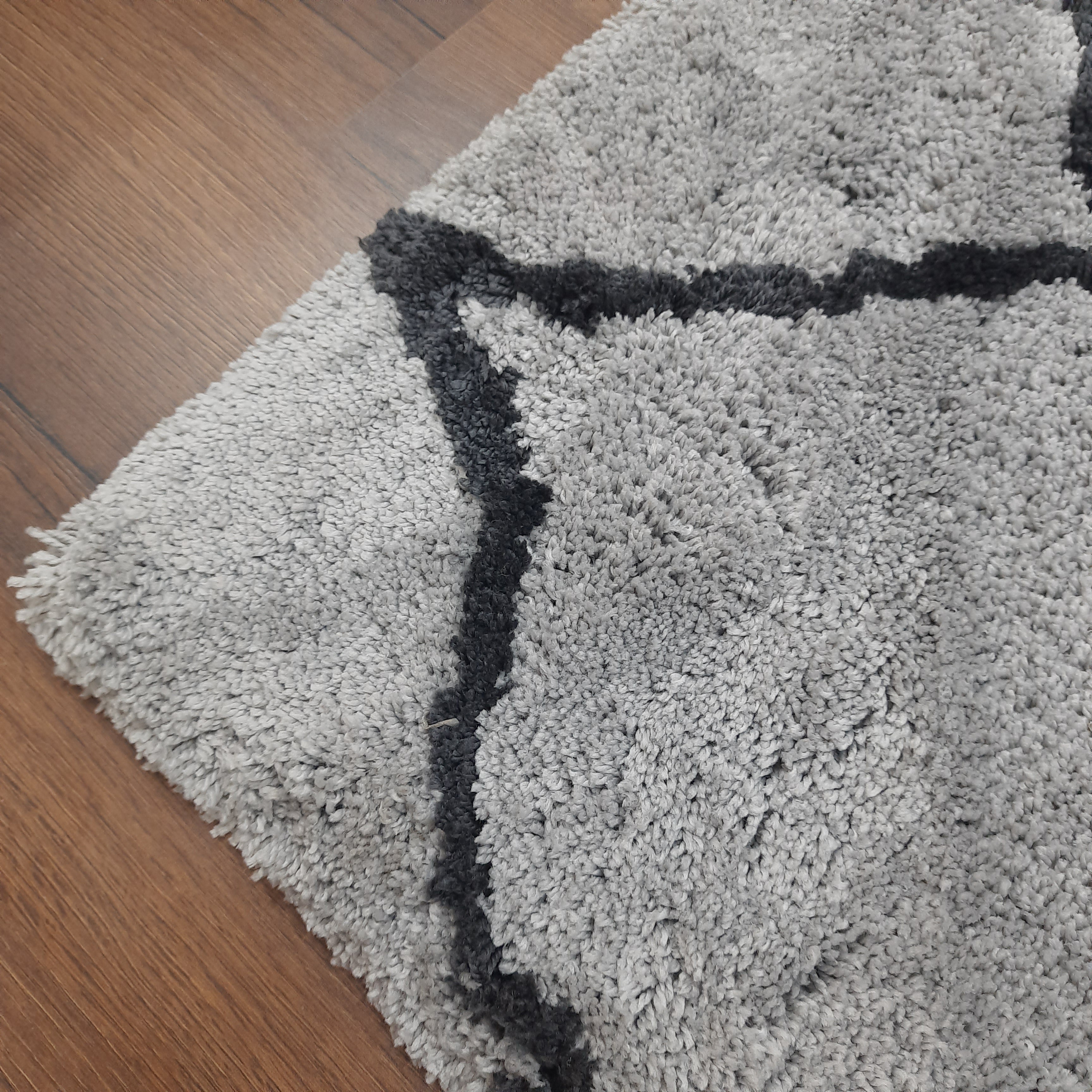 Avioni Atlas Collection- Micro Gray Moroccan Design Carpet -Different Sizes