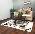 Avioni Home Atlas Collection - Shaggy Carpet In Multi Color | Soft, Non-Slip, Easy to Clean