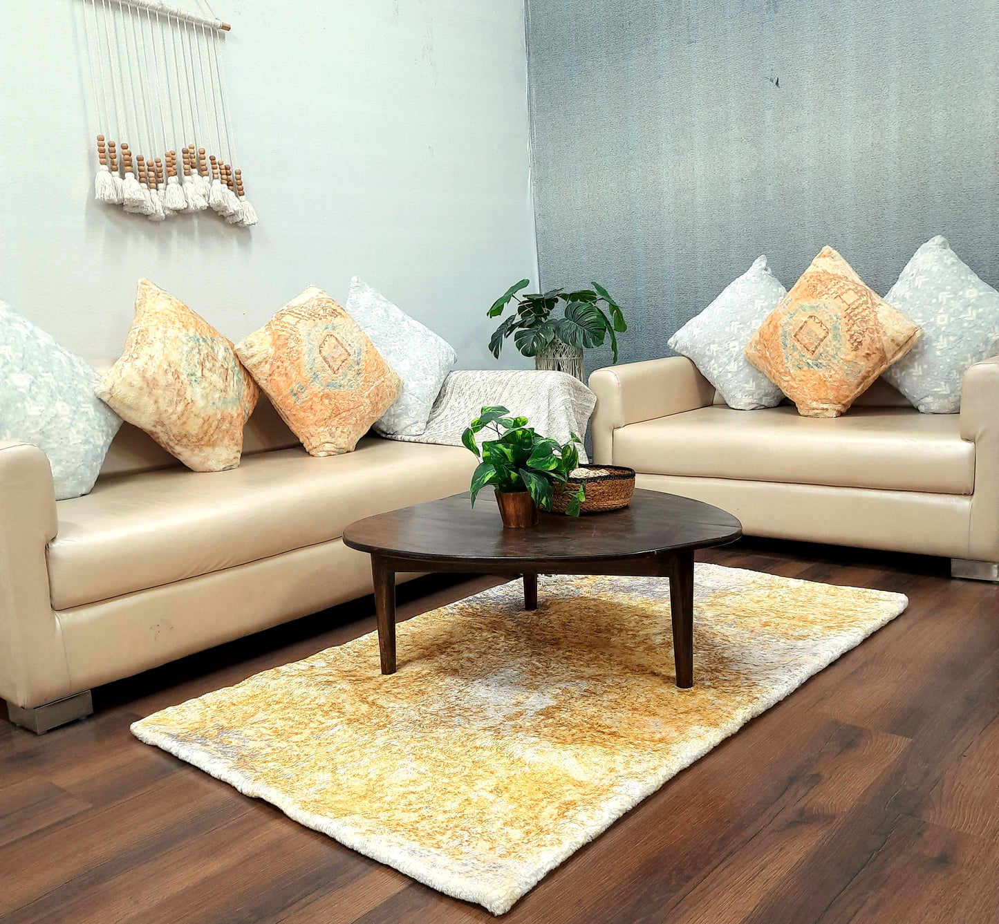 Soft Shaggy Premium Super Soft Luxury Floral Design Rugs – Multi Color – Avioni Carpets