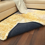 Soft Shaggy Premium Super Soft Luxury Floral Design Rugs  in Faux Fur – Multi Color – Avioni Carpets