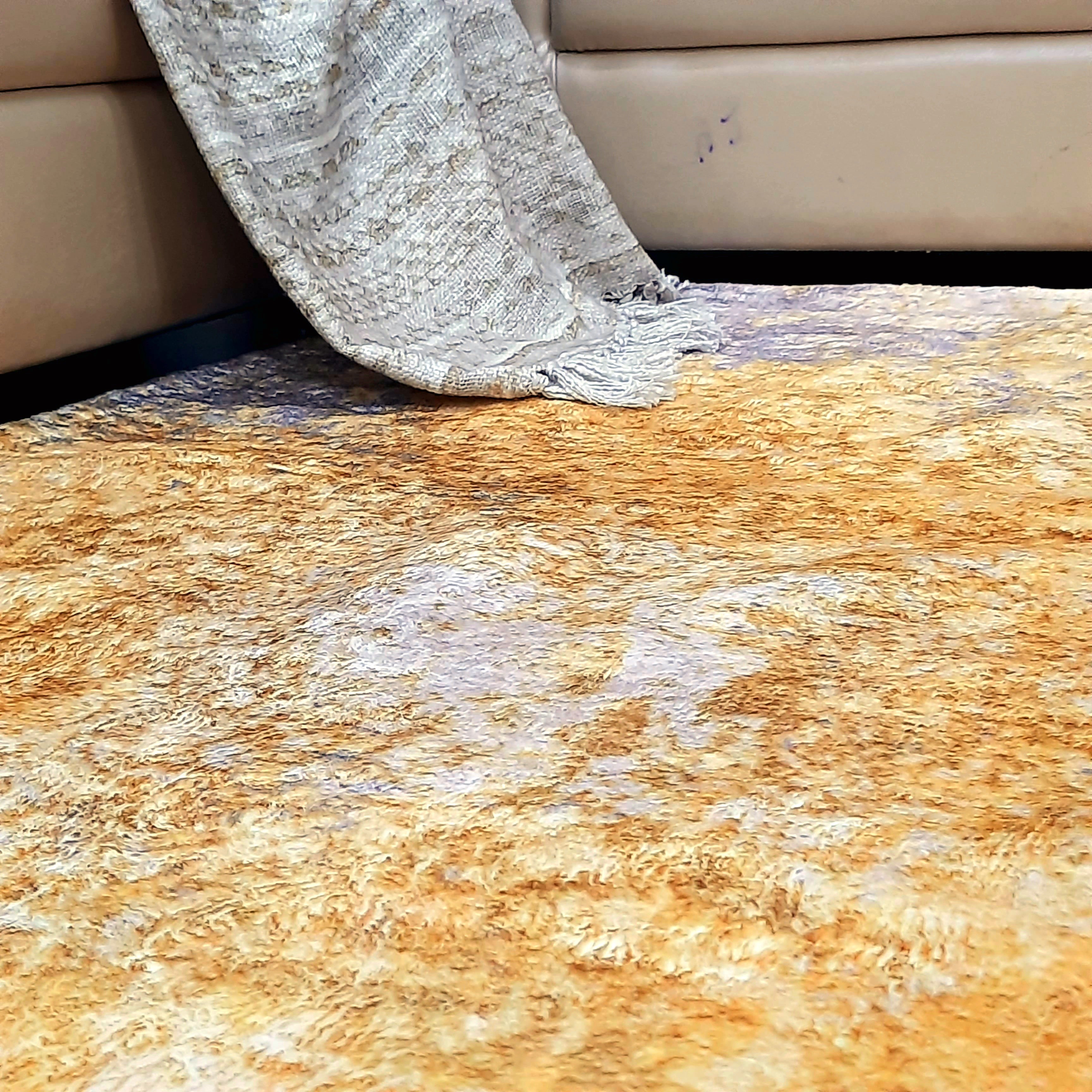 Soft Shaggy Premium Super Soft Luxury Floral Design Rugs  in Faux Fur – Multi Color – Avioni Carpets