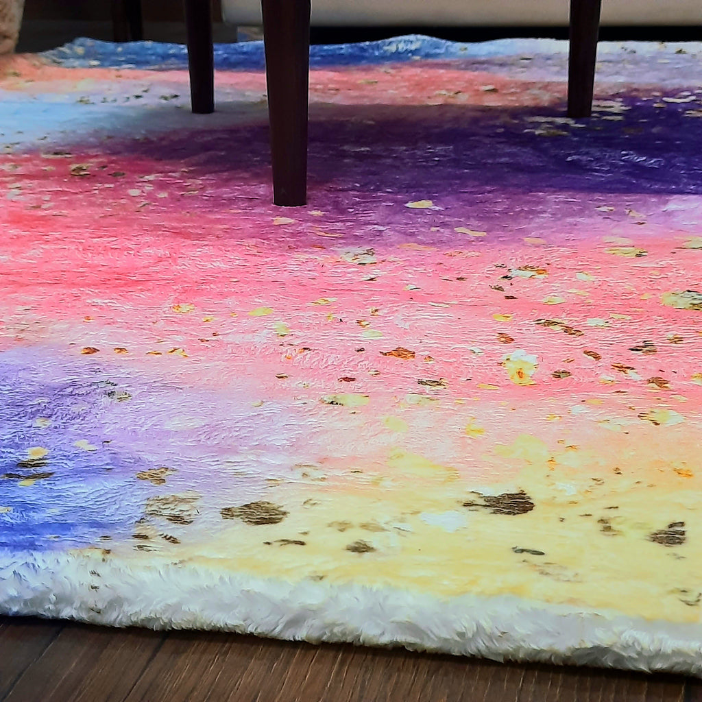 Plush Soft Faux Fur Premium Luxury Rug – Multi Color – Avioni Carpets