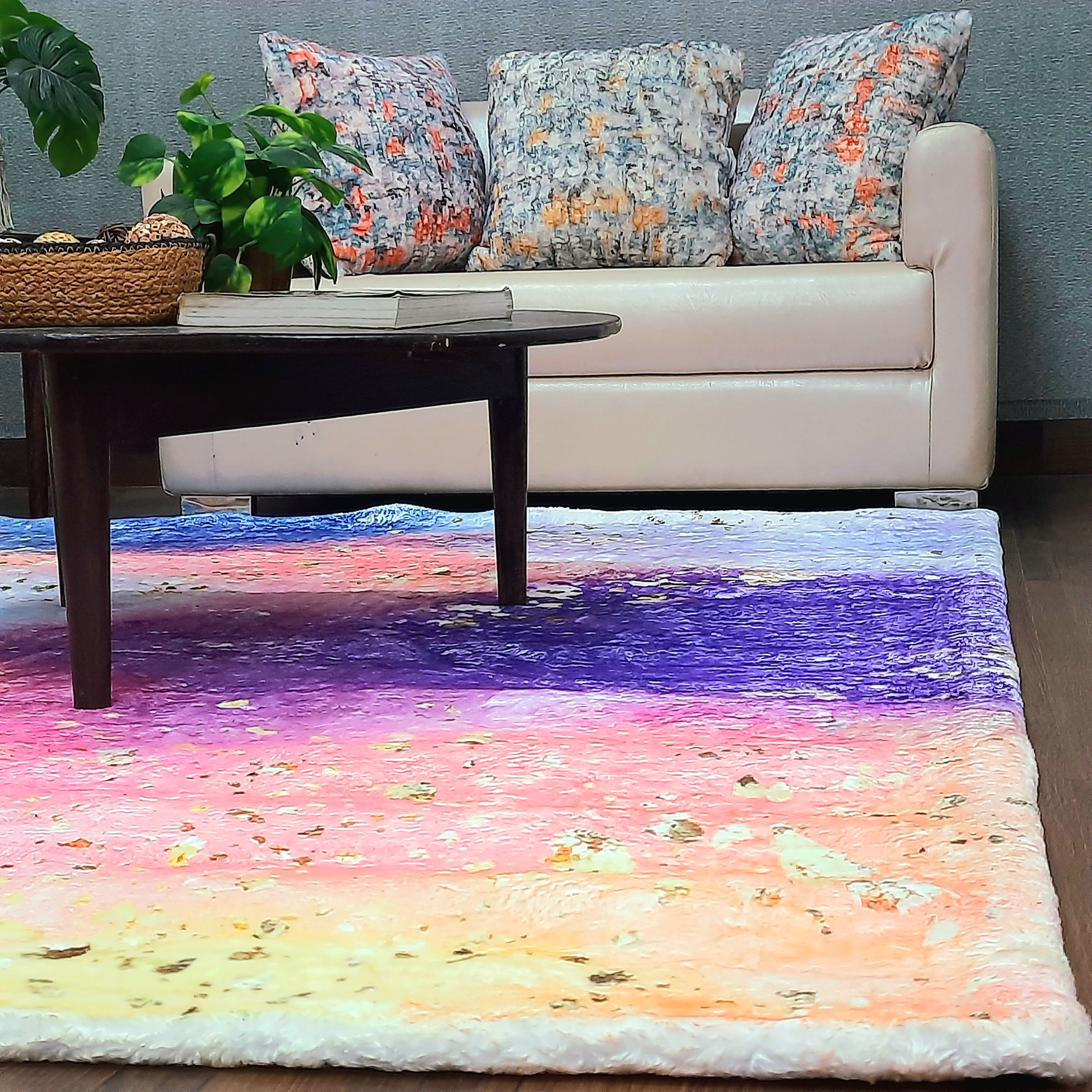 Plush Soft Faux Fur Premium Luxury Rug – Multi Color – Avioni Carpets