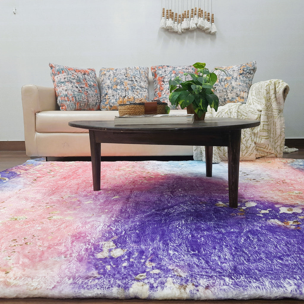 Plush Soft Faux Fur Premium Luxury Rug – Multi Color – Avioni Carpets