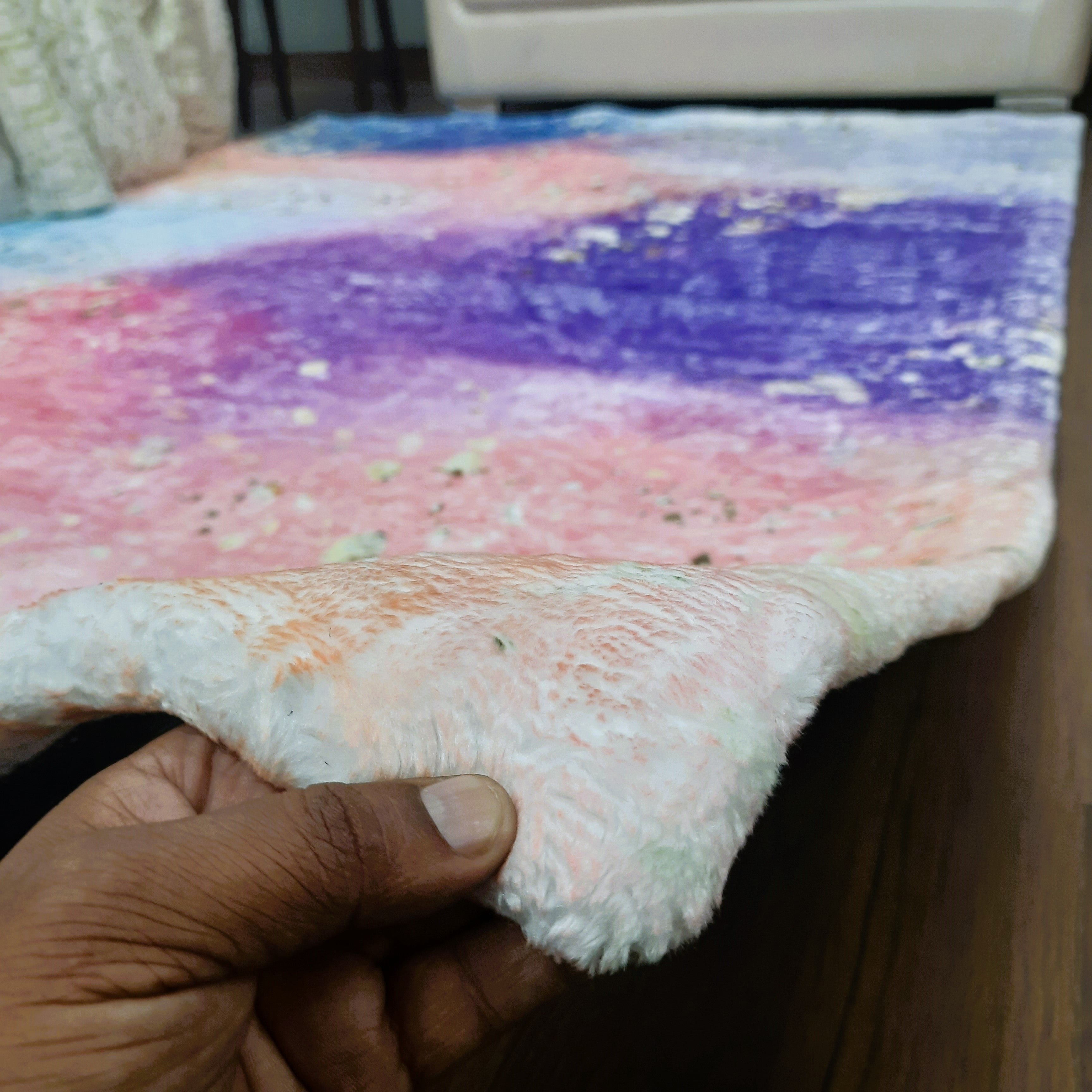 Plush Soft Faux Fur Premium Luxury Rug – Multi Color – Avioni Carpets