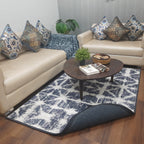 Avioni Faux Silk Carpet for a Stylish and Modern Living Room Vintage theme | Durable and Washable