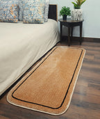 Avioni Home | Beige Bliss Microfiber Runner | Luxuriously Soft, Stylish | 55 x 140 cm |12.5mm thickness