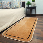 Avioni Home | Beige Bliss Microfiber Runner | Luxuriously Soft, Stylish | 55 x 140 cm |12.5mm thickness