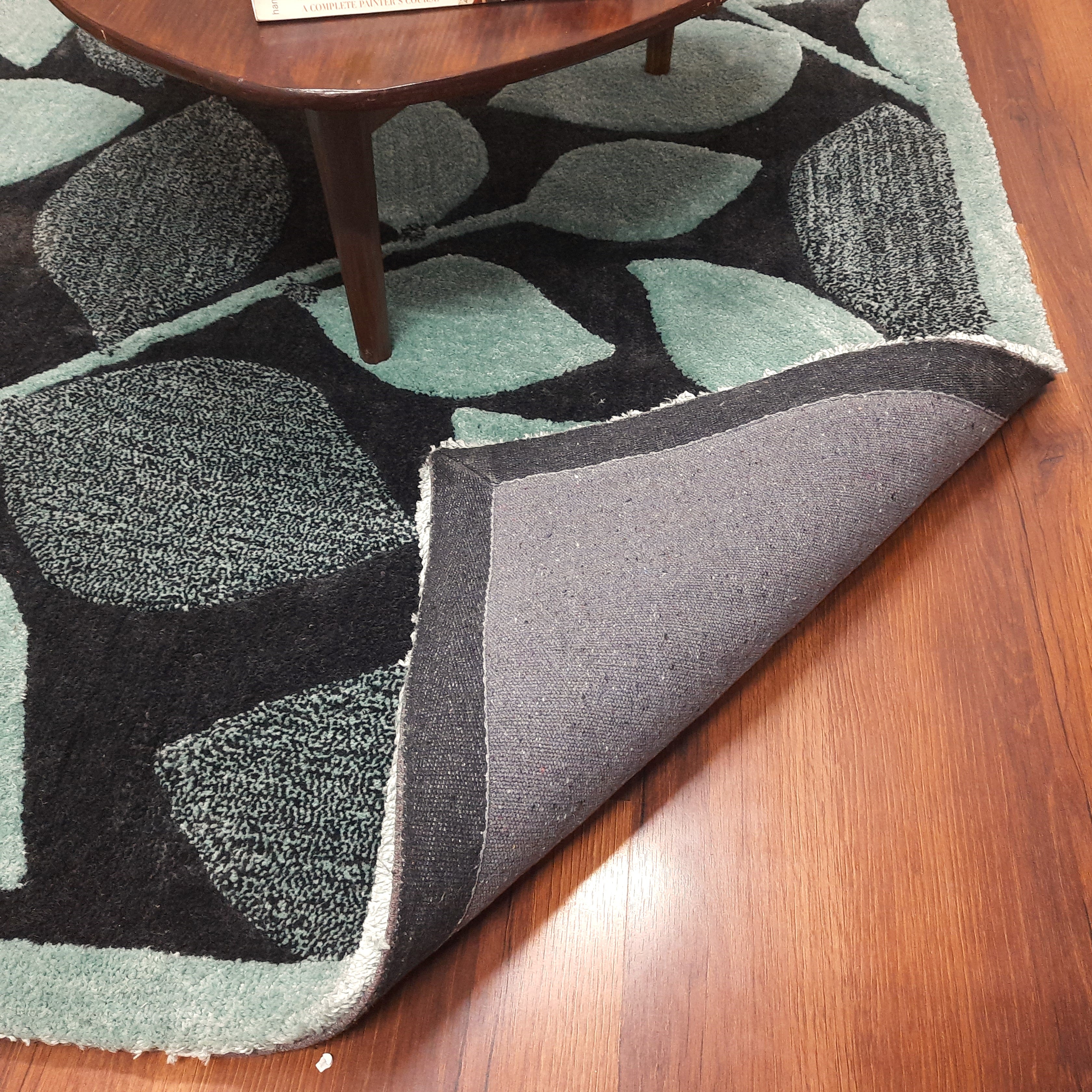 Avioni Luxury 3D Floral Collection- Multi Color 3D Leaf Design Tufted Soft Plush Carpet | Different Sizes | Carpet for Living Room