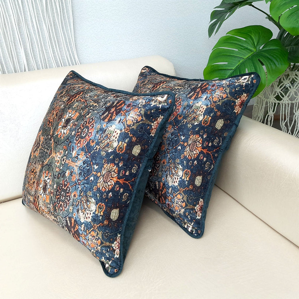 Cushion Cover  – Beautiful Ethnic Design – 40cm x 40cm (~16″ x 16″)