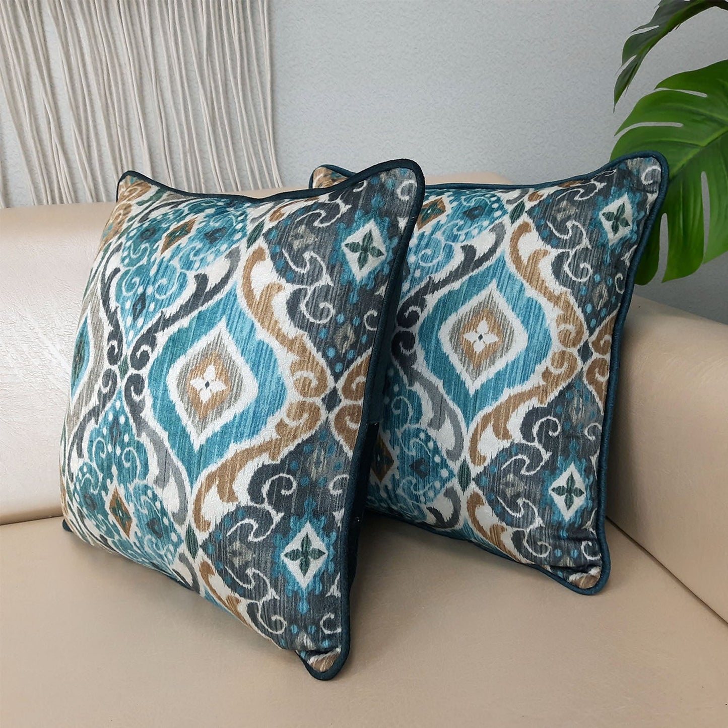 Cushion Cover  – Beautiful Traditional Design – Best Price 40cm x 40cm (~16″ x 16″)