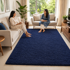 Avioni Atlas Collection- Micro Blue Plain Carpet -Different Sizes