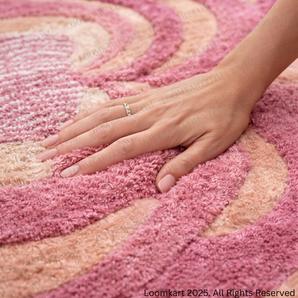 The Elevate Collection from Loomkart | The Rose Sand Petal | Luxury Statement Carpets