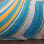 Riviera Collection-Cushion Covers In Glace Cotton For Regular Use –Blue Waves – 40cm x 40cm (~16″ x 16″) – Set of 5