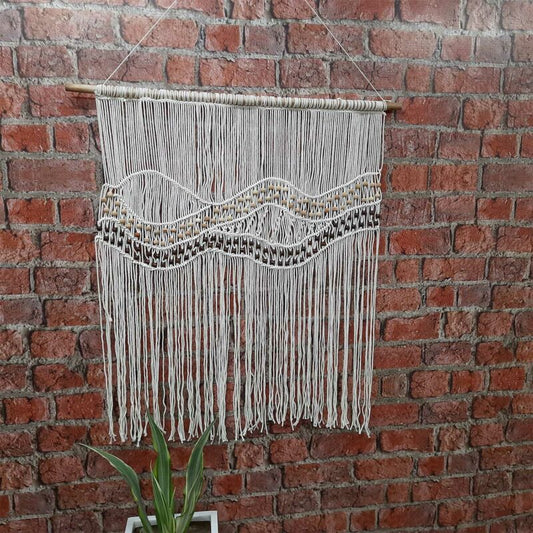Avioni Home Boho Collection – Hand-Knotted Wall Hanging – 90cm x 100cm