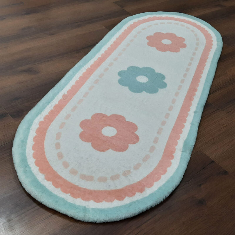 Avioni Boho Vides Fluffy Shag Very Soft Faux  Fur Rug for Kids Nursery Play Room-55cmx140cm (~22×55 inch)