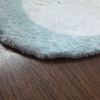 Avioni Clouds Inspired Fluffy Shag Very Soft Faux Fur Rug for Kids Nursery Play Room-55cmx140cm