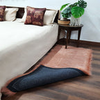 Loomkart – Double Shade Avioni Ultra Soft Faux  Fur Carpet for Bedroom/Hallway/Pooja Room-Easily Hand Washable- 60X150cm