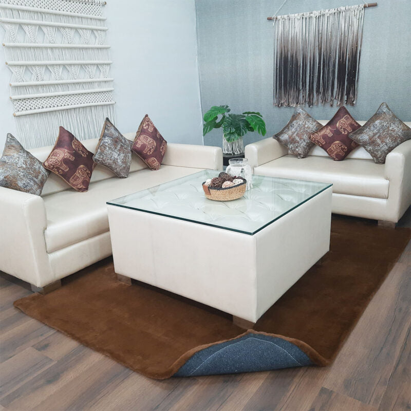 Soft Shaggy Premium Super Soft Luxury Rugs – Brown – Avioni Carpets
