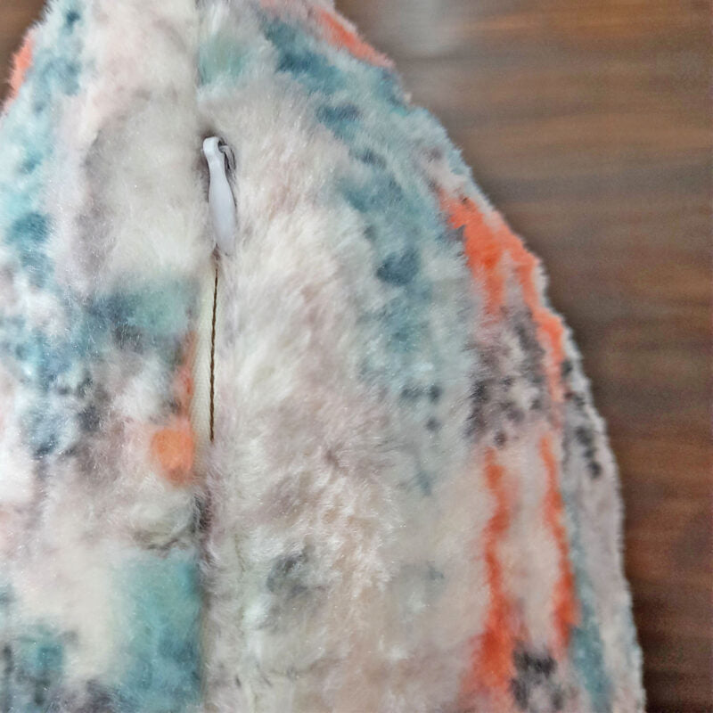 Avioni Designer Faux Fur Luxury Throw Pillow Covers / Cushion Covers | Luxurious Very Soft Exclusive Pillowcase | Different Sizes Available | Kingfisher Collection