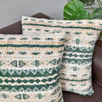 Avioni Designer Faux Fur Luxury Cushion Covers | Luxurious Very Soft Exclusive | Different Sizes Available | Calming Green Collection