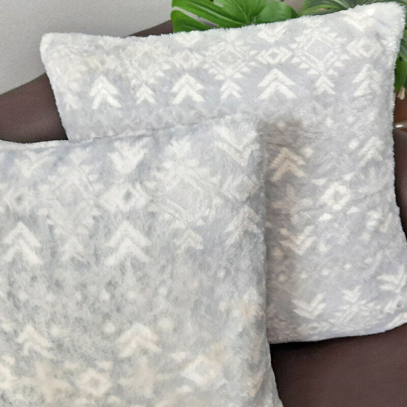 Avioni Designer Faux Fur Luxury Throw Pillow Covers / Cushion Covers | Luxurious Very Soft Exclusive Pillowcase | Different Sizes Available