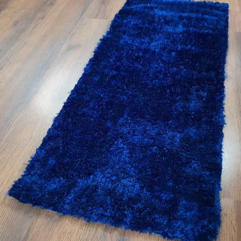 Shaggy Carpet / bedside runner in Plain Royal Blue (55cm x 137cm (~22″ x 55″)) by Avioni