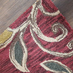 Wool Floral Beautiful Hand Tufted Carpet | Loop Pile Rug | Avioni -90cm x 150cm (~3×5 Feet)