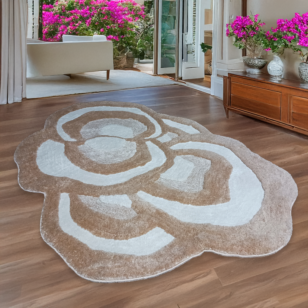 The Elevate Collection from Loomkart | The Earthstone Bloom| Luxury Statement Carpets