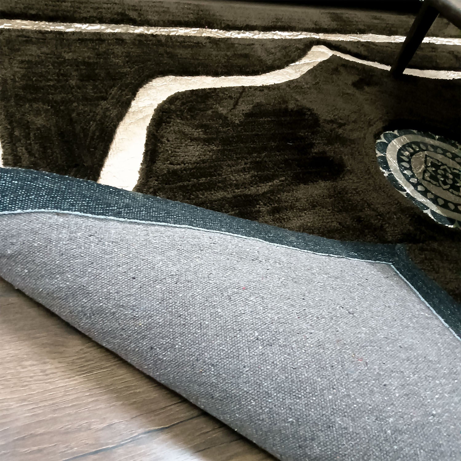 Avioni Divine Collection | Luxury Golden Touch With Coffee Ethnic Design Soft And Plush Handmade Living Room Rugs | Different Sizes | Carpet for Living Room