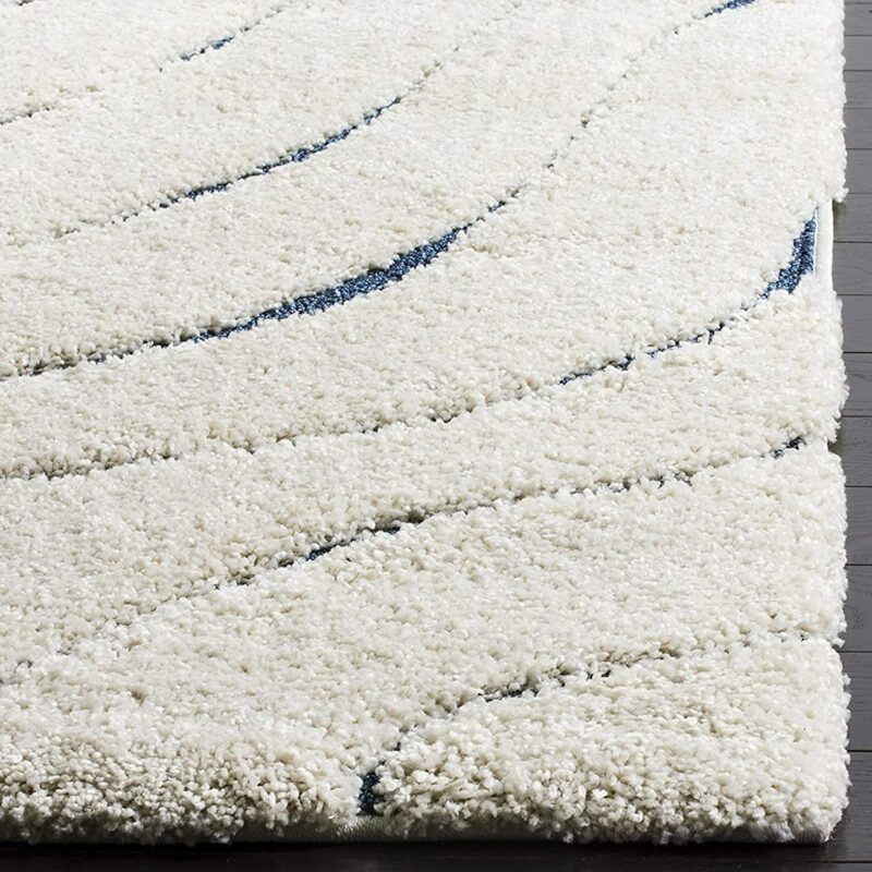 Avioni Atlas Collection- Micro Moroccan Waves Carpet In Cream And Gray-Different Sizes