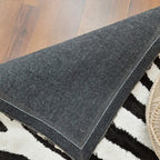 Avioni Atlas Collection- Micro Tiger Design In Black And White|Soft, Easy to Clean