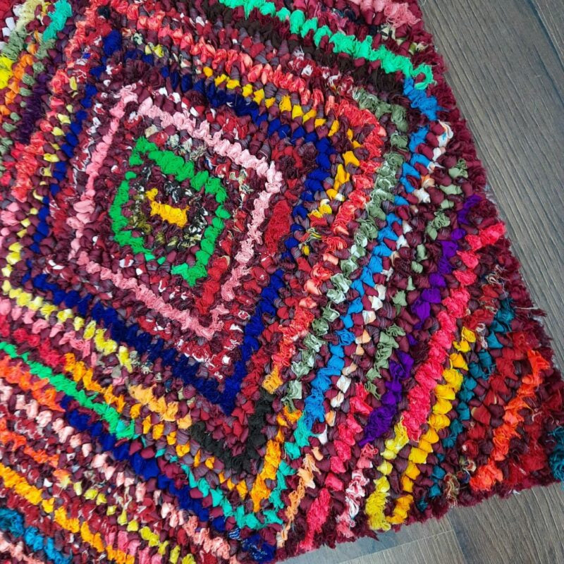 Chindi Carpet – Multicolour Cotton Carpet – 120cm x 180cm (~4×6 Feet) – Avioni