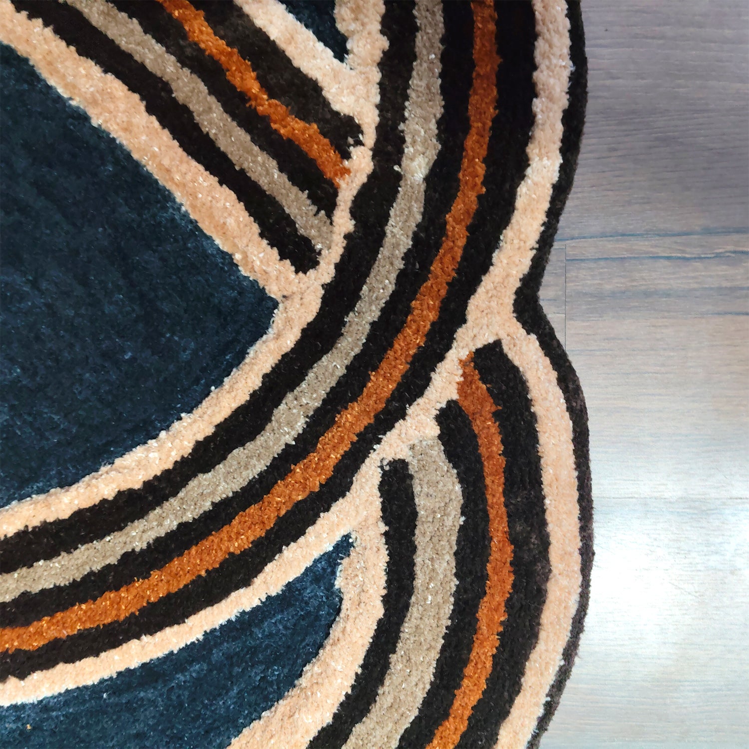 The Elevate Collection from Loomkart | The Cosmic Rings| Luxury Statement Carpets