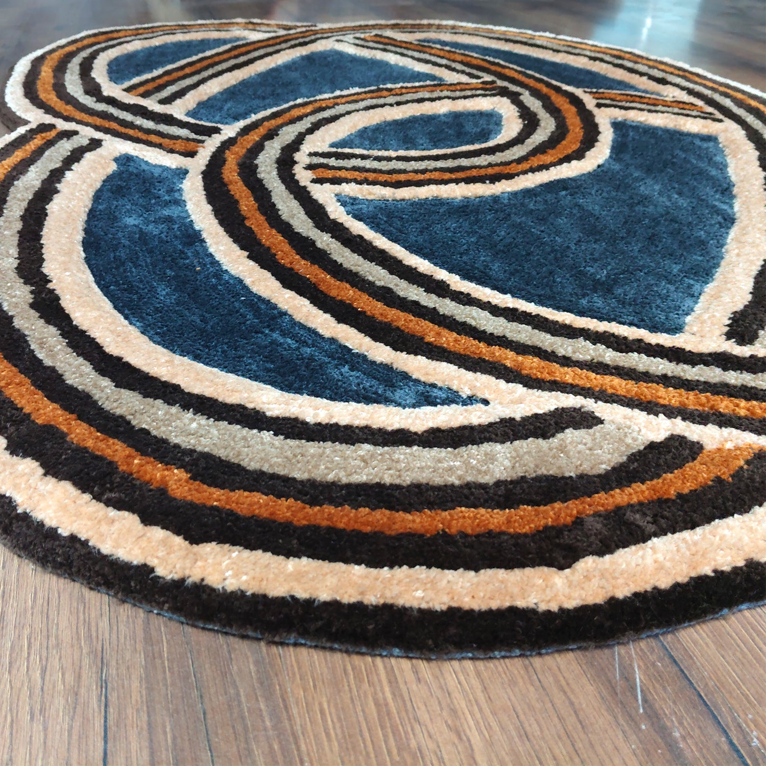 The Elevate Collection from Loomkart | The Cosmic Rings| Luxury Statement Carpets
