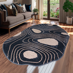 The Elevate Collection from Loomkart | Isla Pebble Wave Luxe Carpet | Luxury Statement Carpets