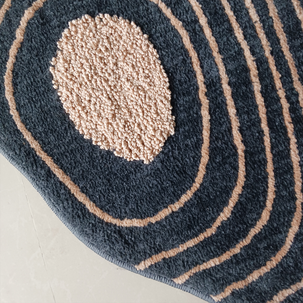 The Elevate Collection from Loomkart | Isla Pebble Wave Luxe Carpet | Luxury Statement Carpets