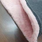 Avioni Bedside/Hallway/Pooja Carpets In Faux Fur Plain -60cm x 150cm (~2Feet x 5Feet)
